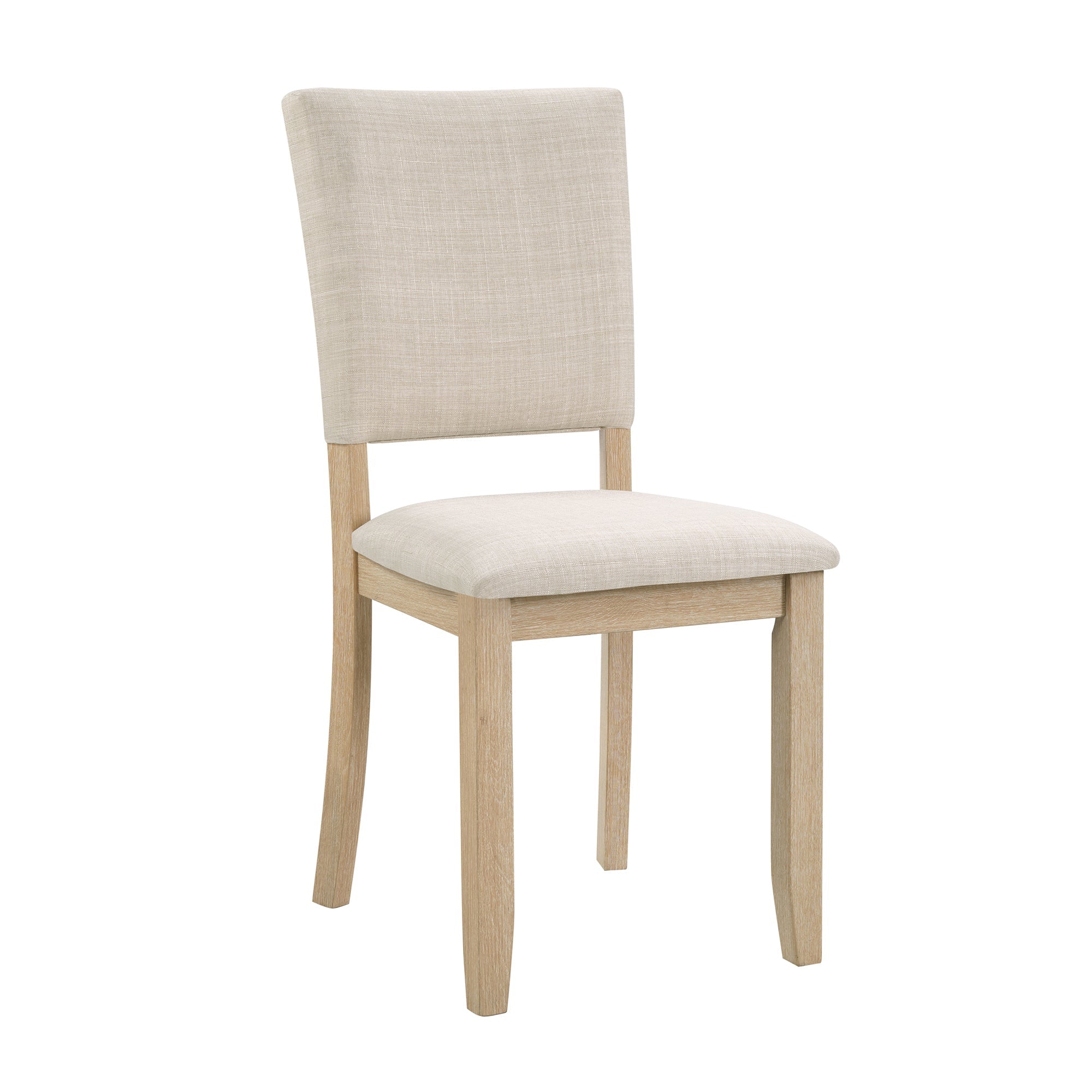 Modern 5-Piece Wooden Dining Table Set for 4 People in Light Oak