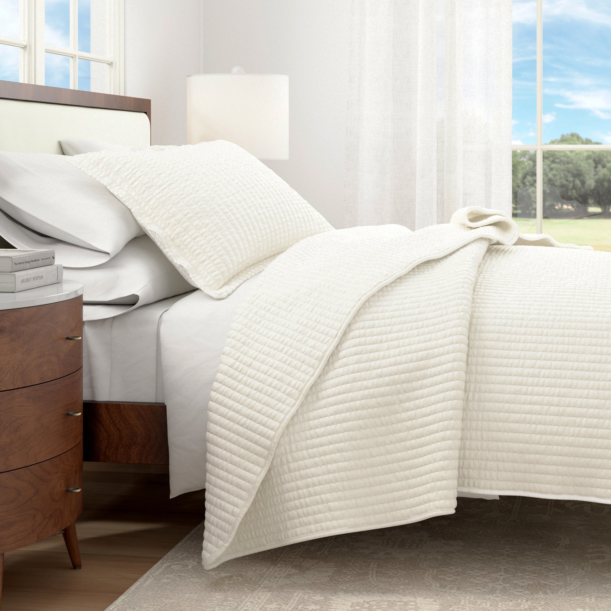 3-Piece Solid Quilt - Alicia Collection