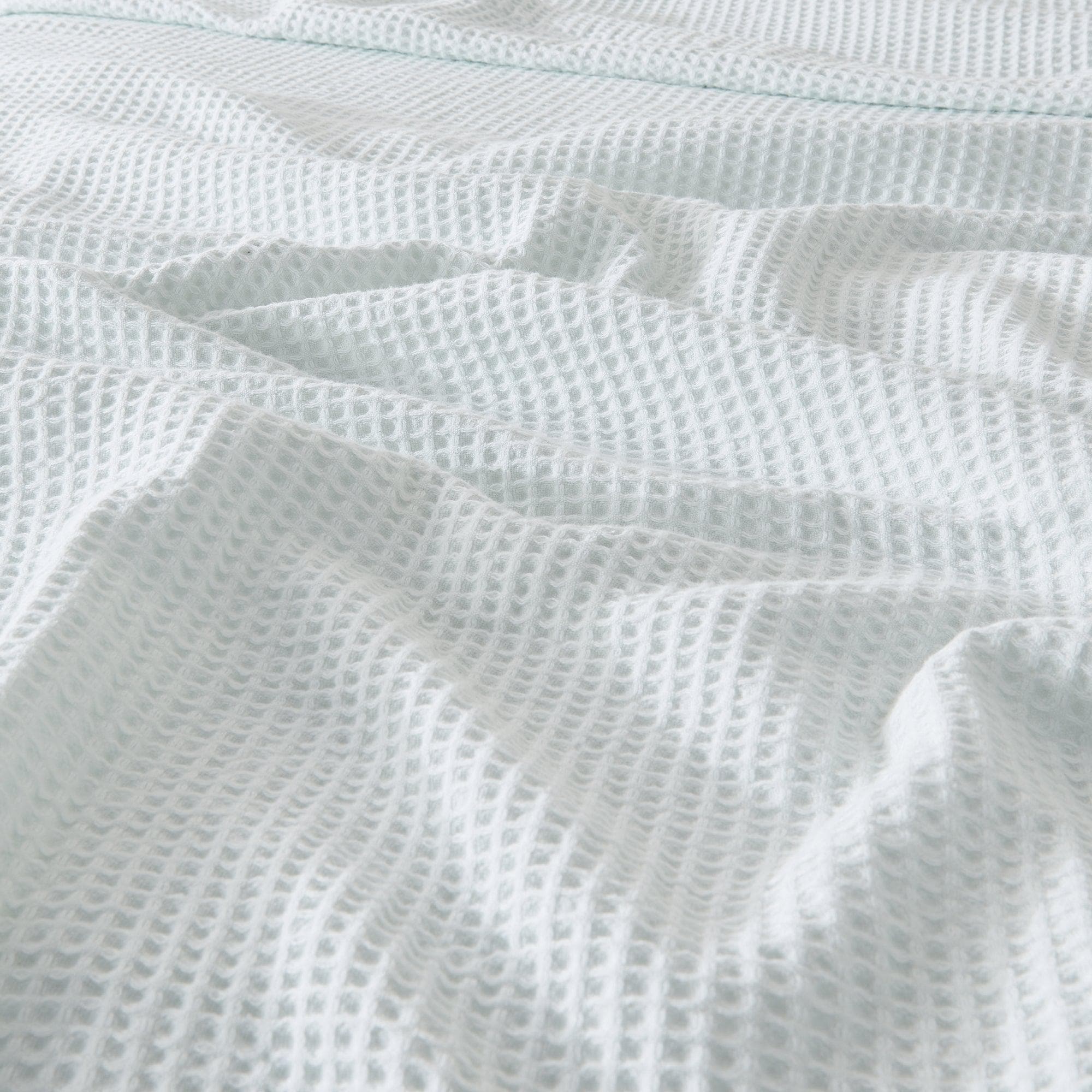 100% Cotton Waffle Weave Blanket - Mikala Collection