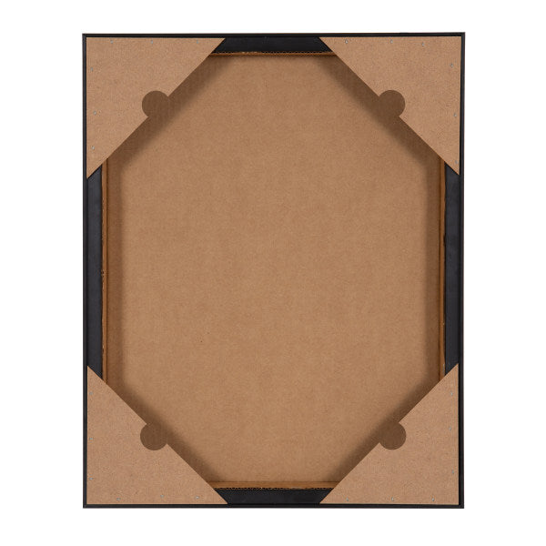 Sylvie Modern Coastal Sardines in Blue Framed Canvas by Rachel Lee