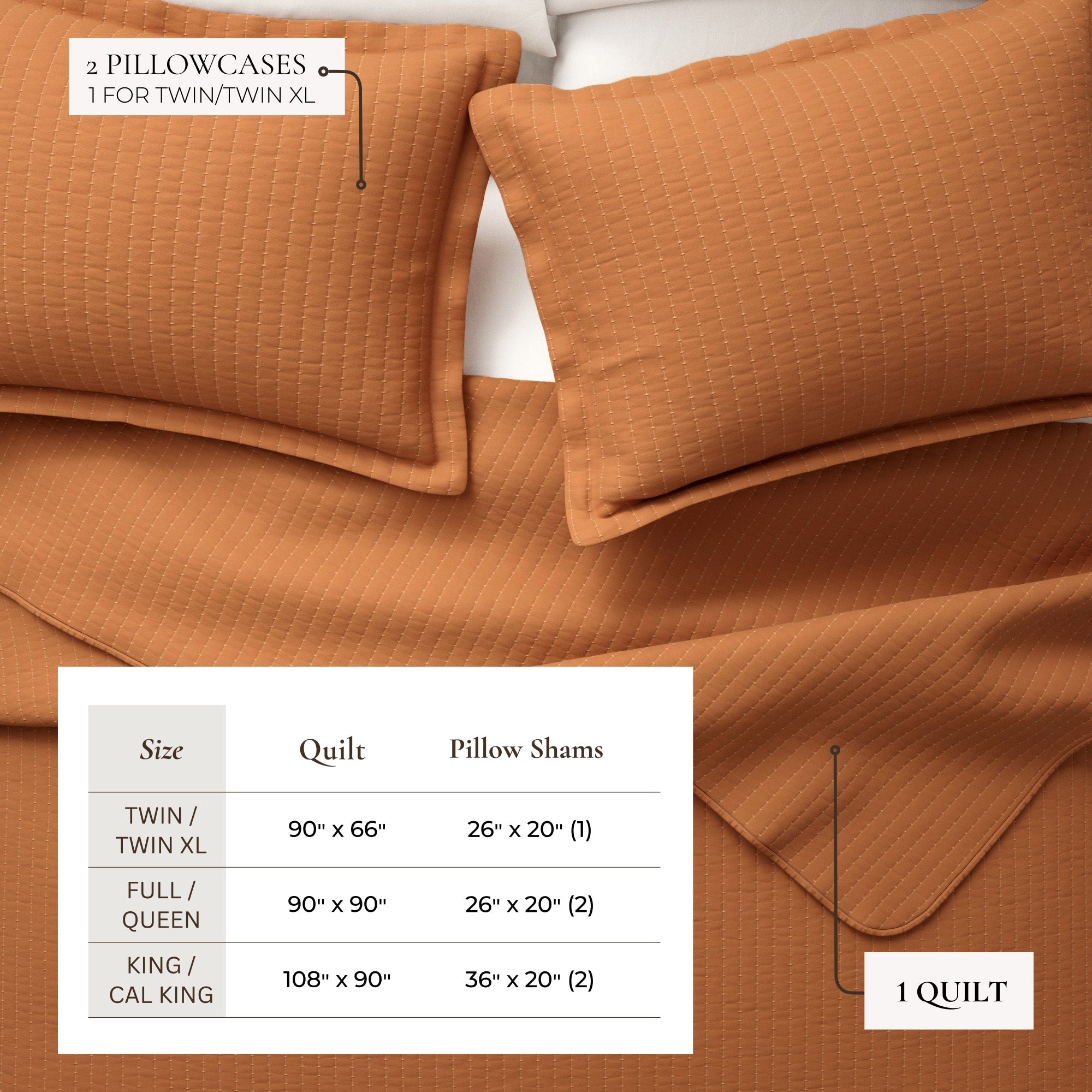 3-Piece Solid Quilt - Alicia Collection